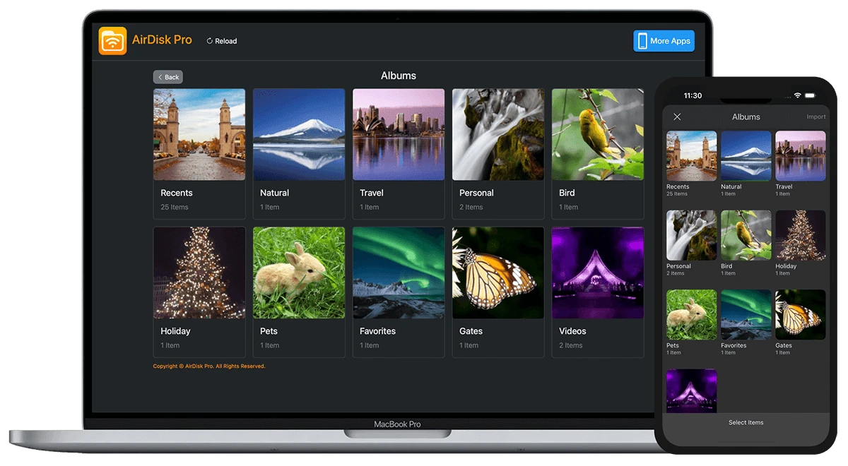 WiFi Photos Transfer